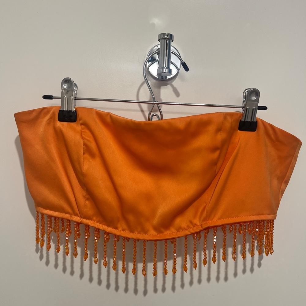 Superdown Beaded Top